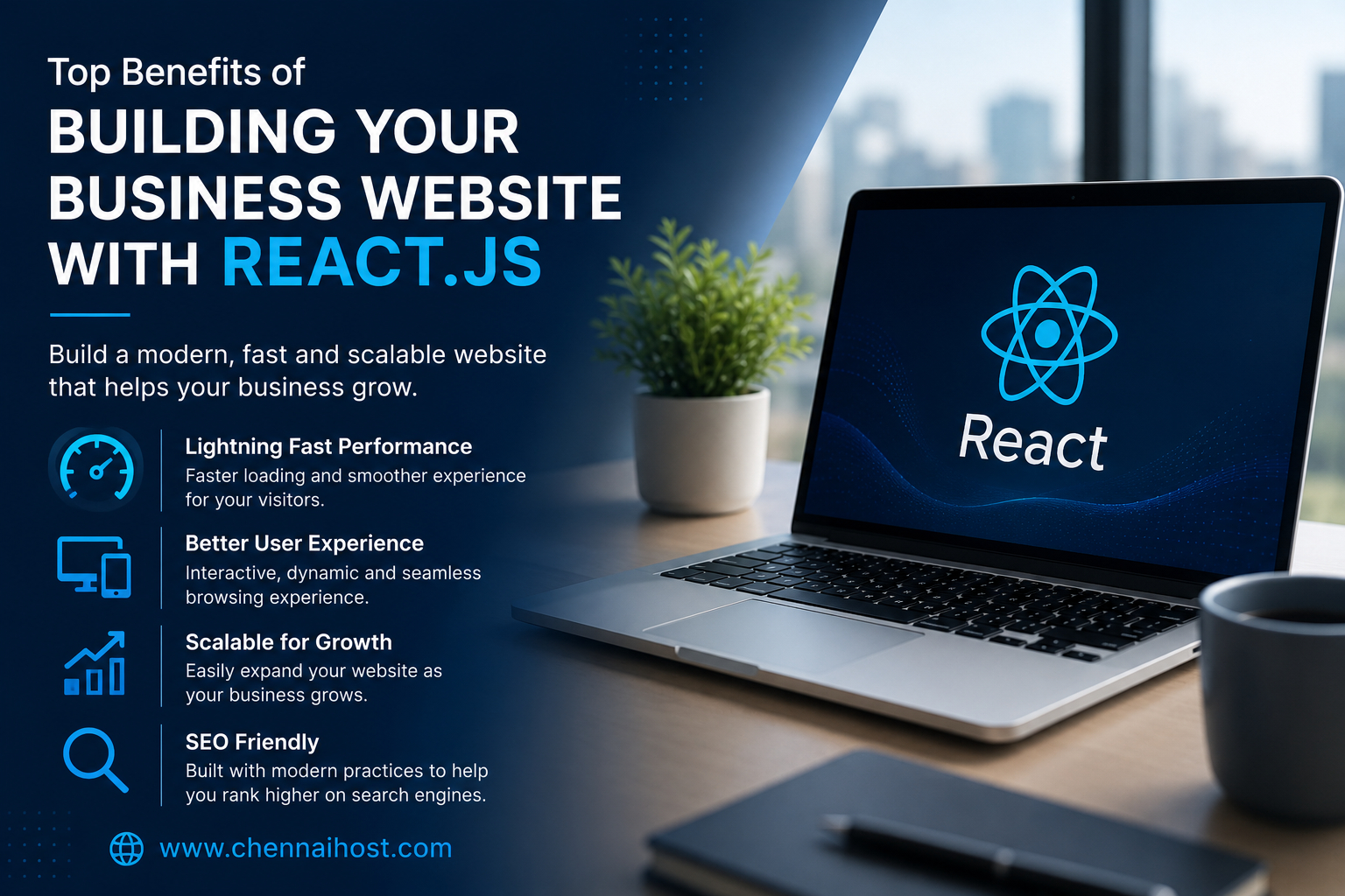 Top Benefits of Building Your Business Website with React.js